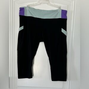 Lululemon Run Mod Moves Cropped Leggings Size 12